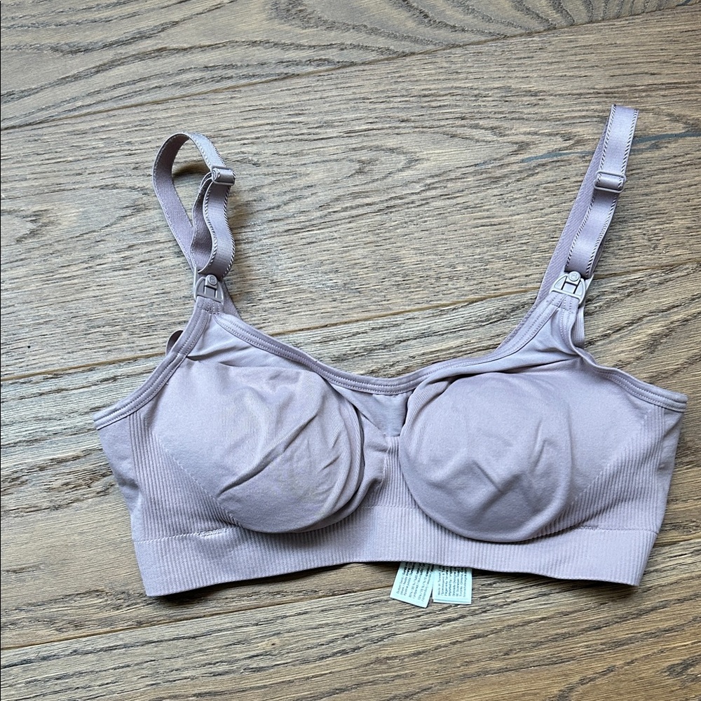 Bravado Dusty Purple lavender nursing bra bralette size S NWOT